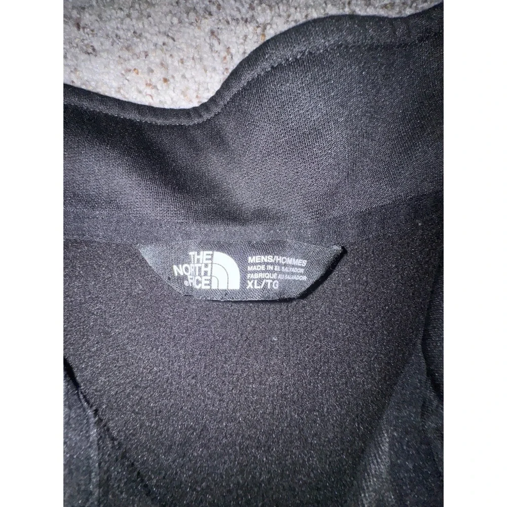 THE NORTH FACE Mens Black Blu 1/2 Zip Canyonlands Pullover Fleece Jacket Size XL